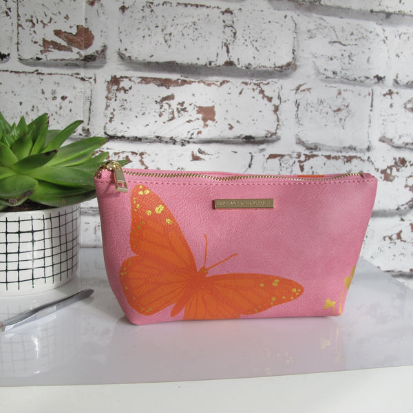 Disaster Designs Heritage And Harlequin Butterfly Make Up Bag