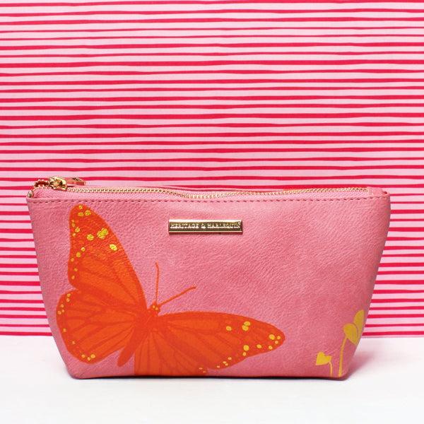 disaster designs Heritage And Harlequin Butterfly Make Up Bag
