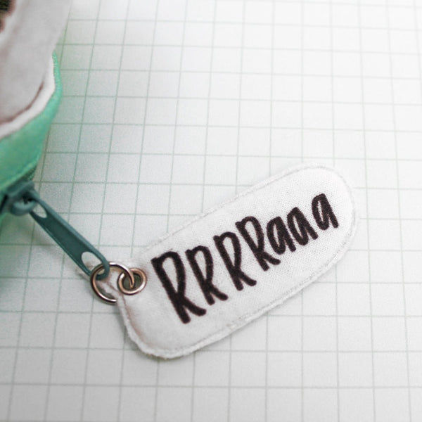 Disaster Designs Little Arc Tiger Shaped Coin Pouch