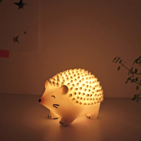 disaster designs Mini Led Lamp Over The Moon Hedgehog
