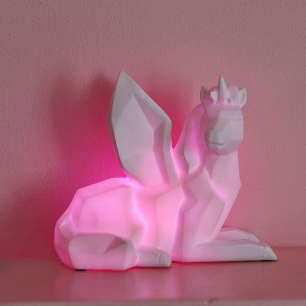 Disaster Designs Mini Led Lamp Unicorn Colour Changing