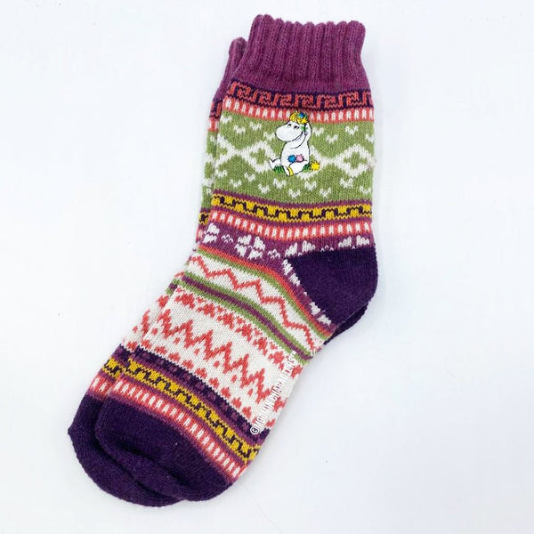 Disaster Designs Moomin Fair Isle Snorkmaiden Socks