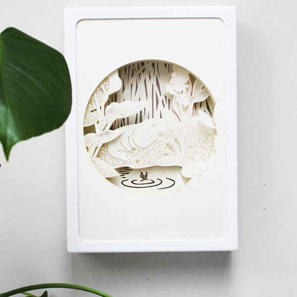 Disaster Designs Moomin Shadow Box "Midwinter" Design