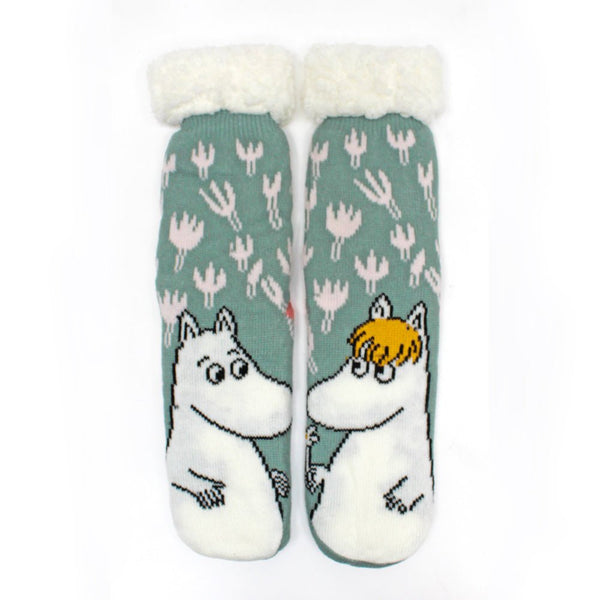 Disaster Designs Moomin Slipper Socks With Floral Design