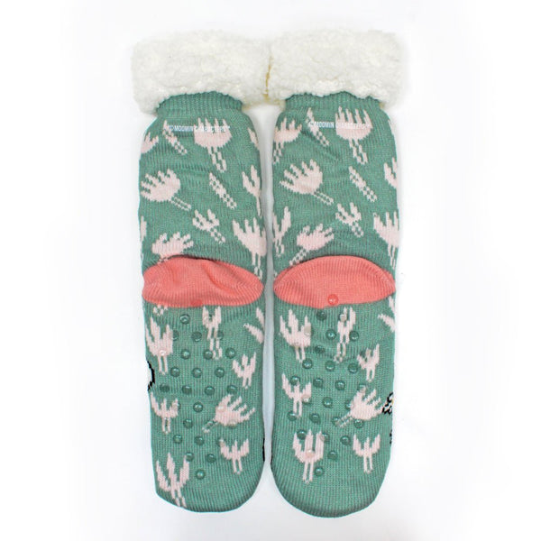 Disaster Designs Moomin Slipper Socks With Floral Design