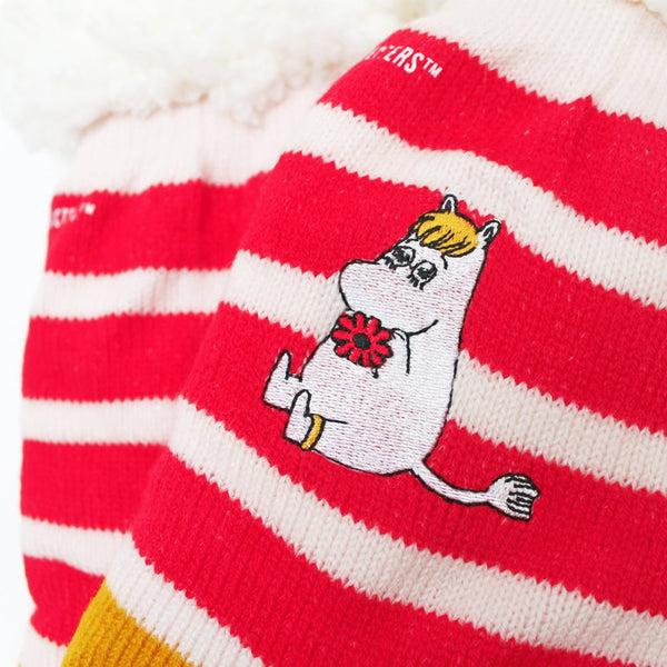 Disaster Designs Moomin Slipper Socks With Stripy Snorkmaiden Design