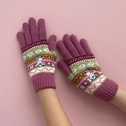 Disaster Designs Moomin Snorkmaiden Fair Isle Gloves