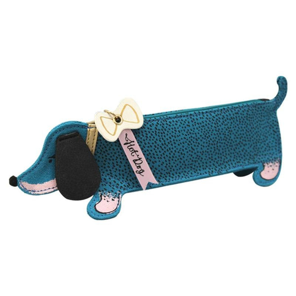 Disaster Designs Over The Moon Sausage Dog Pencil Case