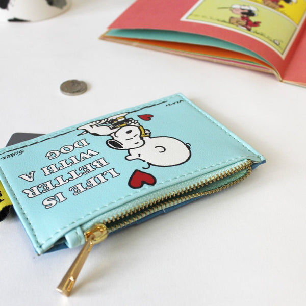 Disaster Designs Peanuts ‘Life Is Better With A Dog’ Zip Purse