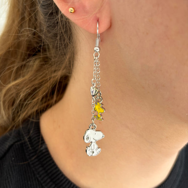 Disaster Designs Peanuts Snoopy And Woodstock Earrings