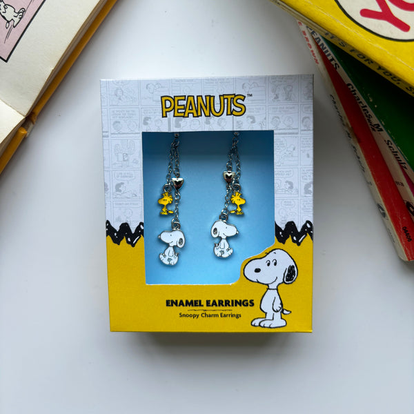 Disaster Designs Peanuts Snoopy And Woodstock Earrings