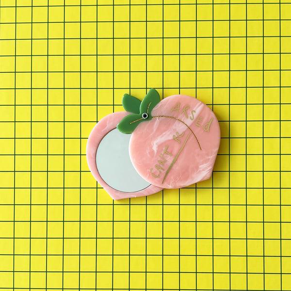 disaster designs Small Talk Can't Be Arsed Compact Mirror