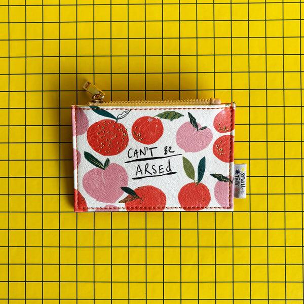 Disaster Designs Small Talk 'Can't Be Arsed' Zip Purse