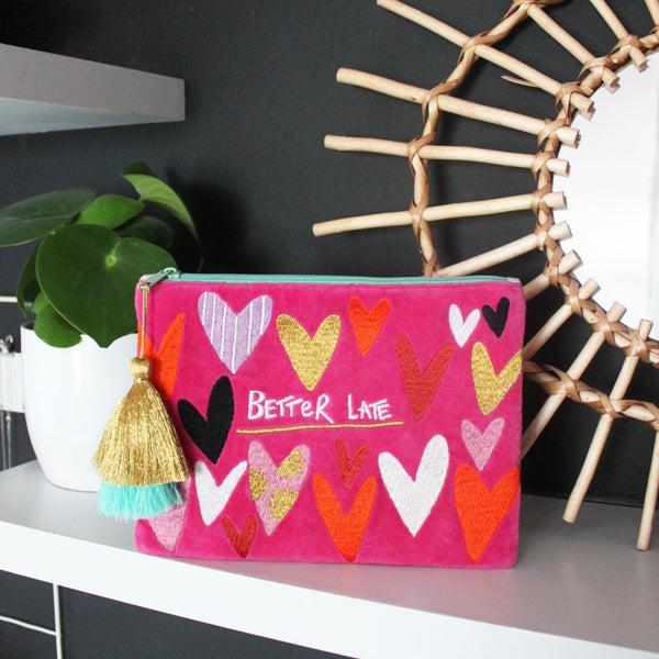 Disaster Designs Small Talk Clutch Better Late Than Ugly