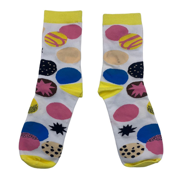 Disaster Designs Small Talk 'Distracted By Dogs' Socks