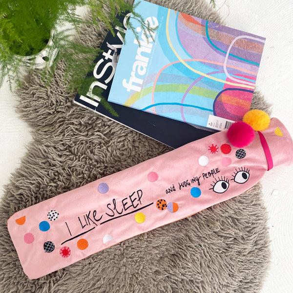 Disaster Designs Small Talk 'I Like Sleep' Hot Water Bottle