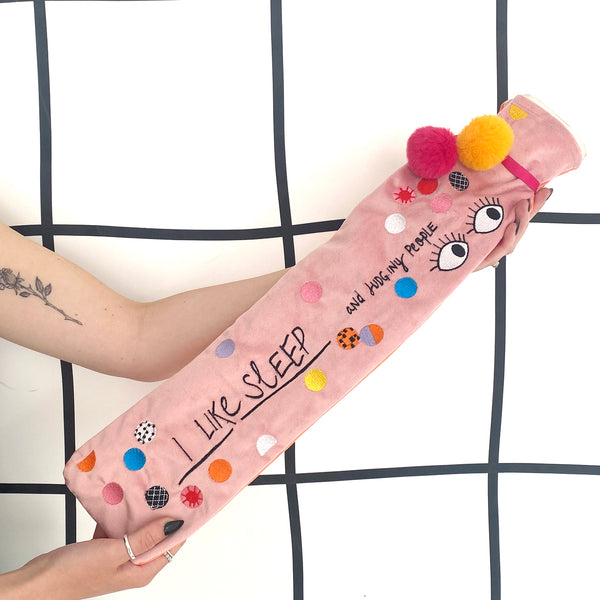 Disaster Designs Small Talk 'I Like Sleep' Hot Water Bottle