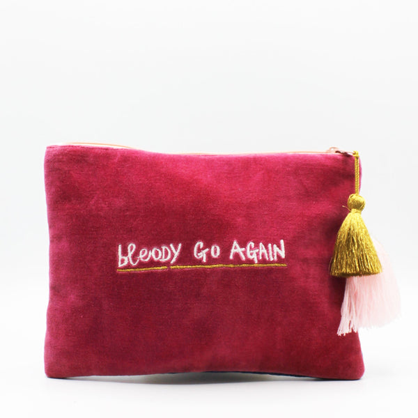 Disaster Designs Small Talk Purse 'Here We Bloody Go Again