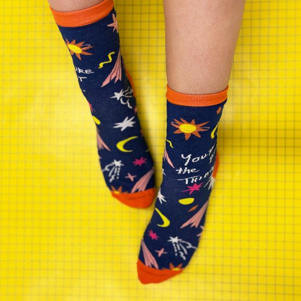 Disaster Designs Small Talk 'You're The Best Thing' Socks