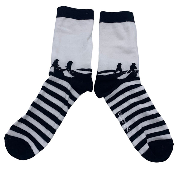 Disaster Designs The Beatles Abbey Road Stripy Socks