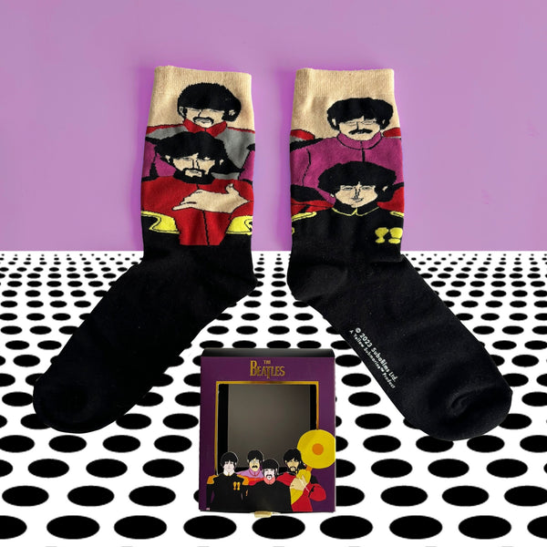 Disaster Designs The Beatles Yellow Submarine Faces Socks