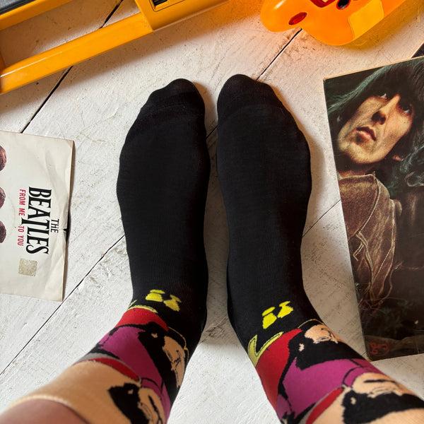 disaster designs The Beatles Yellow Submarine Faces Socks