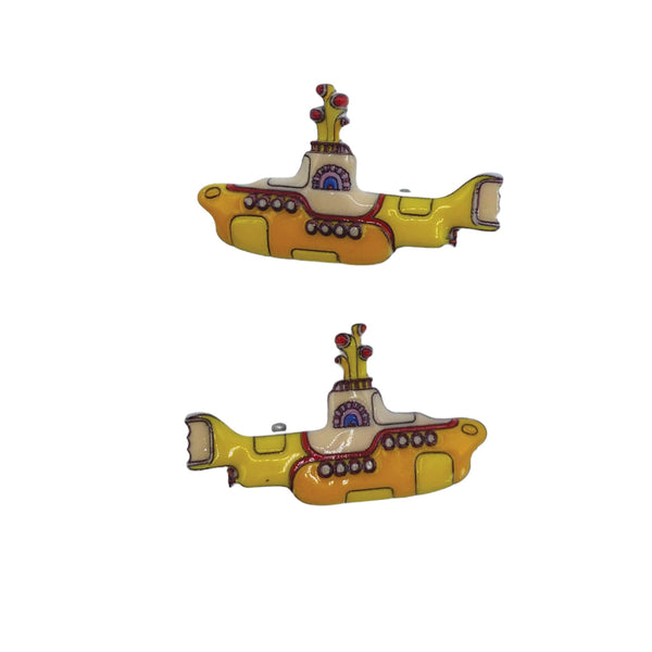 Disaster Designs The Beatles Yellow Submarine Hairclips