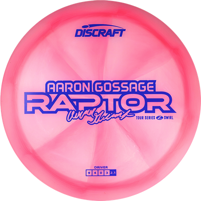 Discraft 2025 Aaron Gossage Tour Series Raptor