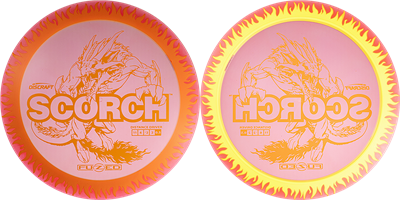 Discraft Fuzed Z Scorch With Flame Pattern