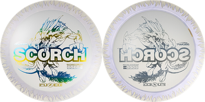 Discraft Fuzed Z Scorch With Flame Pattern