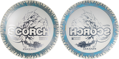 discraft Fuzed Z Scorch with Flame Pattern