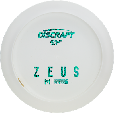 discraft Paul McBeth White ESP Zeus Bottom Stamp