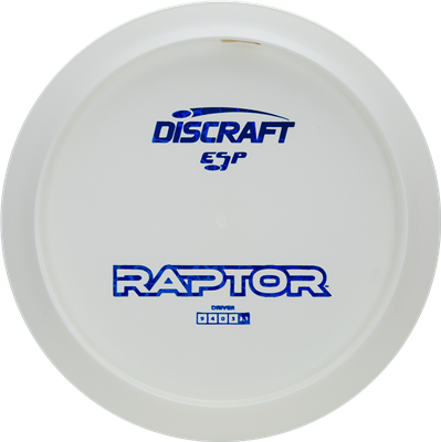 discraft White ESP Raptor Bottom Stamp