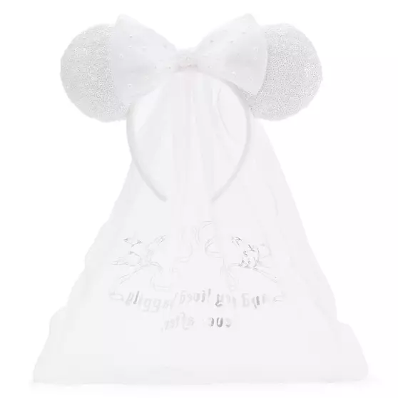 disney jewelry Cinderella Ear Headband Bridal Veil for Adults