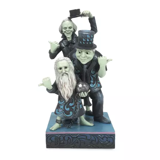 disney jewelry Ezra Phineas and Gus ''Beware of Hitchhiking Ghosts'' Figure by Jim Shore – The Haunted Mansion