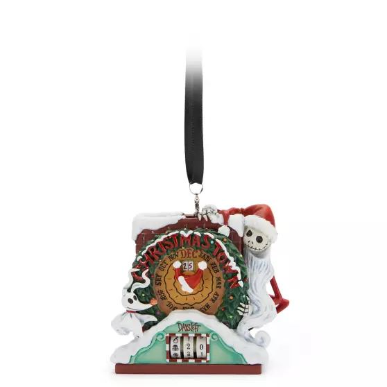 disney jewelry Jack Skellington and Zero Christmas Countdown Ornament – The Nightmare Before Christmas