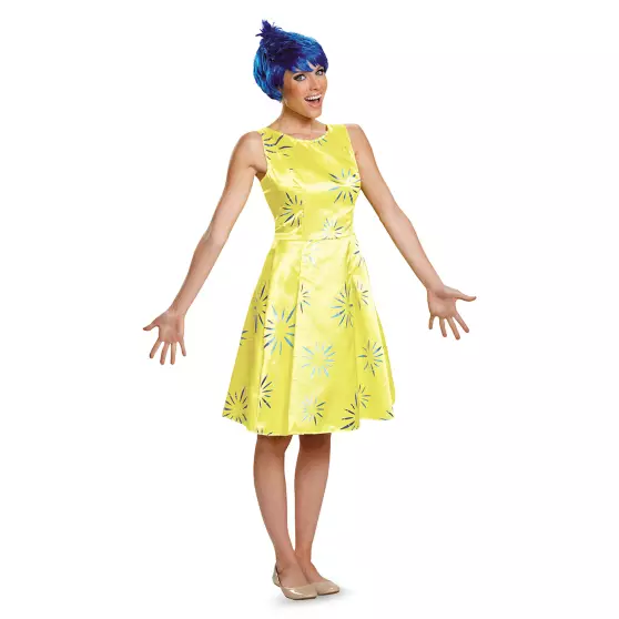 disney jewelry Joy Deluxe Costume for Adults by Disguise – Inside Out 2