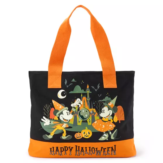 disney jewelry Mickey Mouse and Friends Halloween Canvas Tote Bag