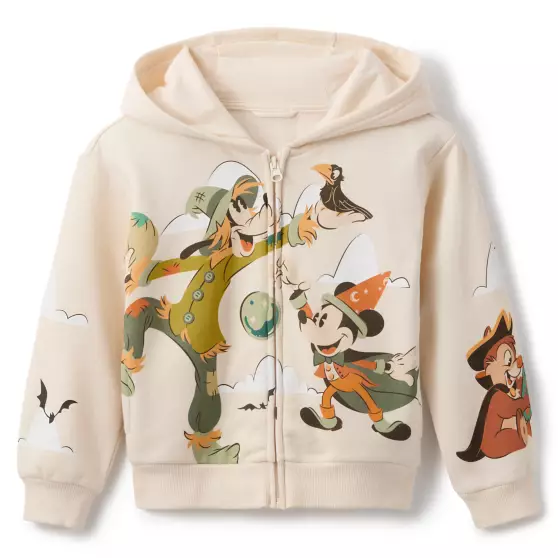 disney jewelry Mickey Mouse and Friends Halloween Zip Hoodie for Kids