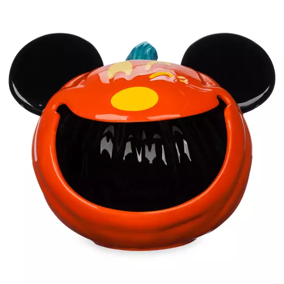 disney jewelry Mickey Mouse Jack-o'-Lantern Halloween Candy Bowl