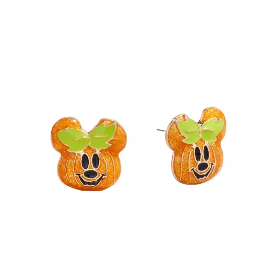 disney jewelry Minnie Mouse Jack-o'-Lantern Halloween Earrings by Bauble Bar