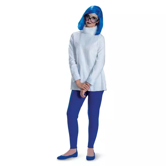 disney jewelry Sadness Deluxe Costume for Adults by Disguise – Inside Out 2