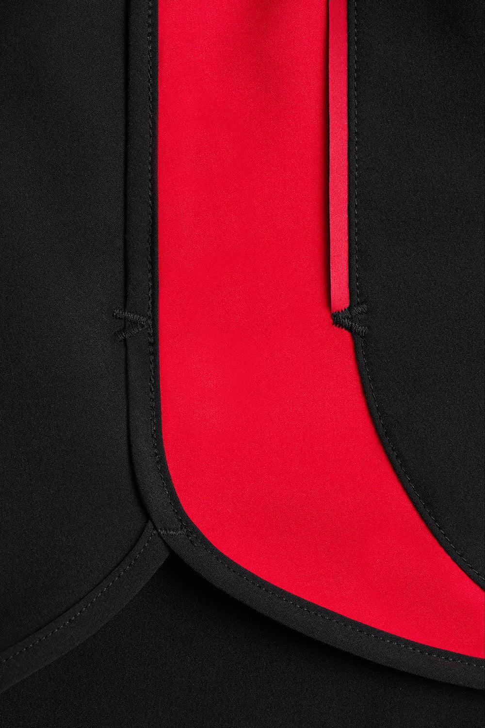 District Vision 2in Paneled Training Shorts Black/Team Red