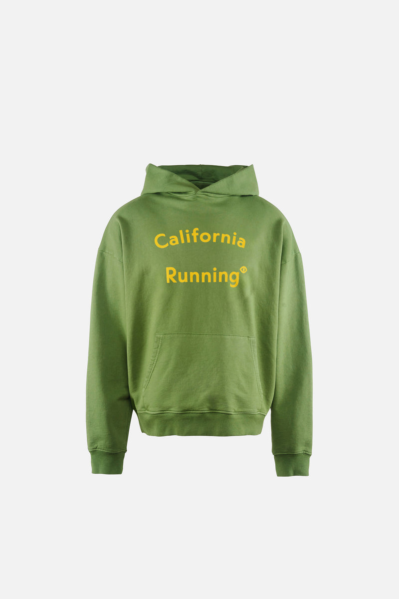 district vision California Cotton Hoodie Green California
