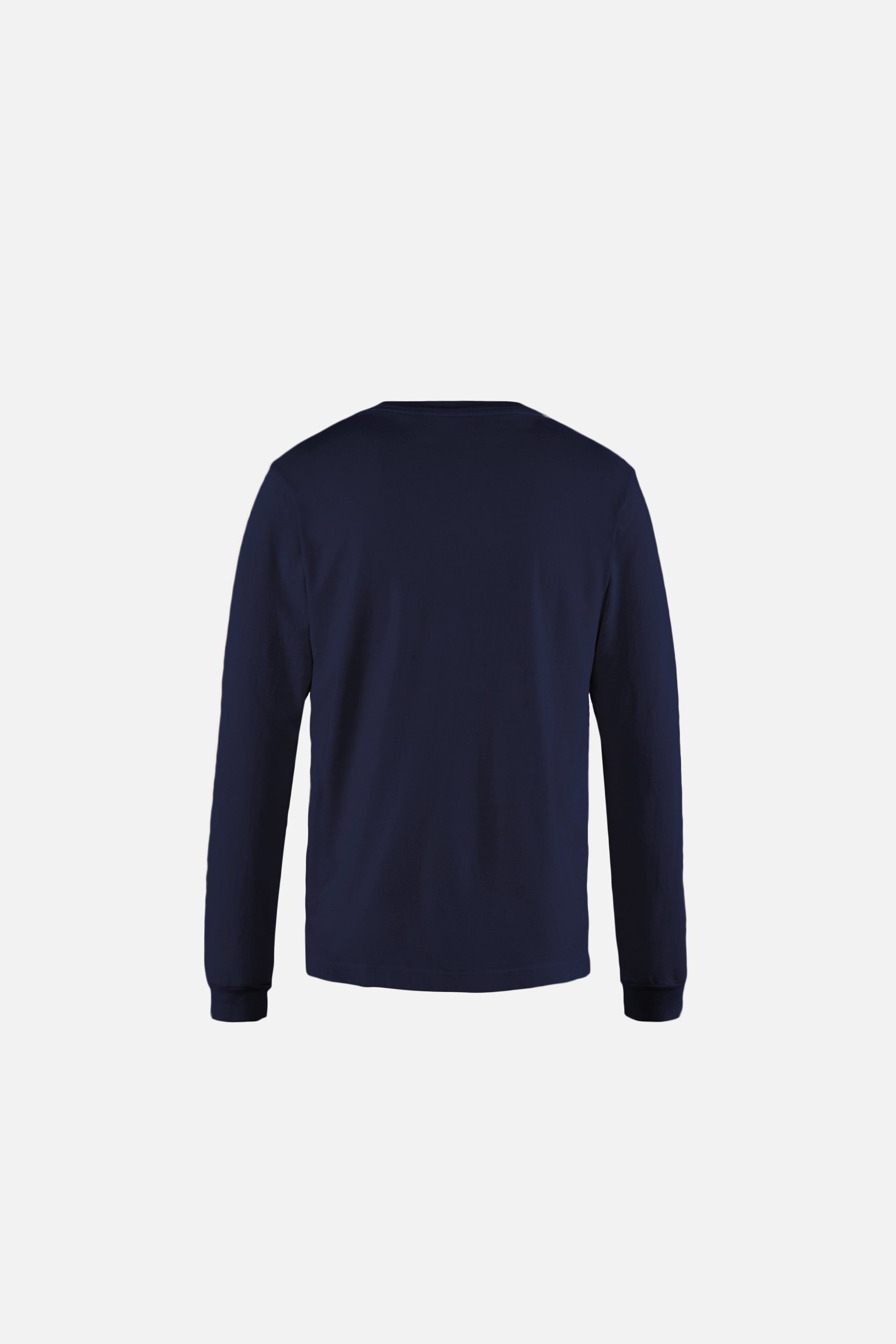 District Vision California Cotton Long Sleeve Tee Flower Power Navy