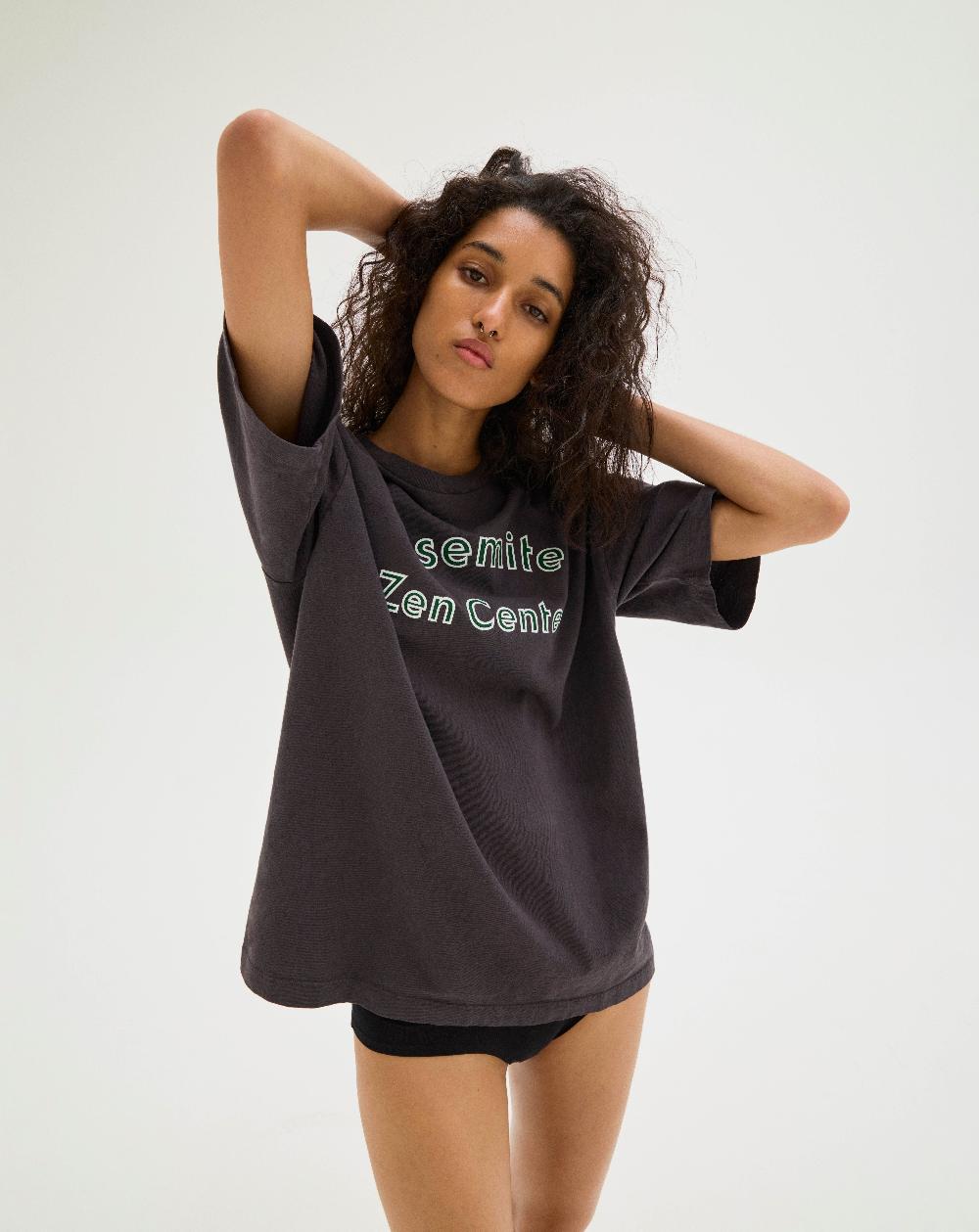 District Vision California Cotton Tee Black Yosemite