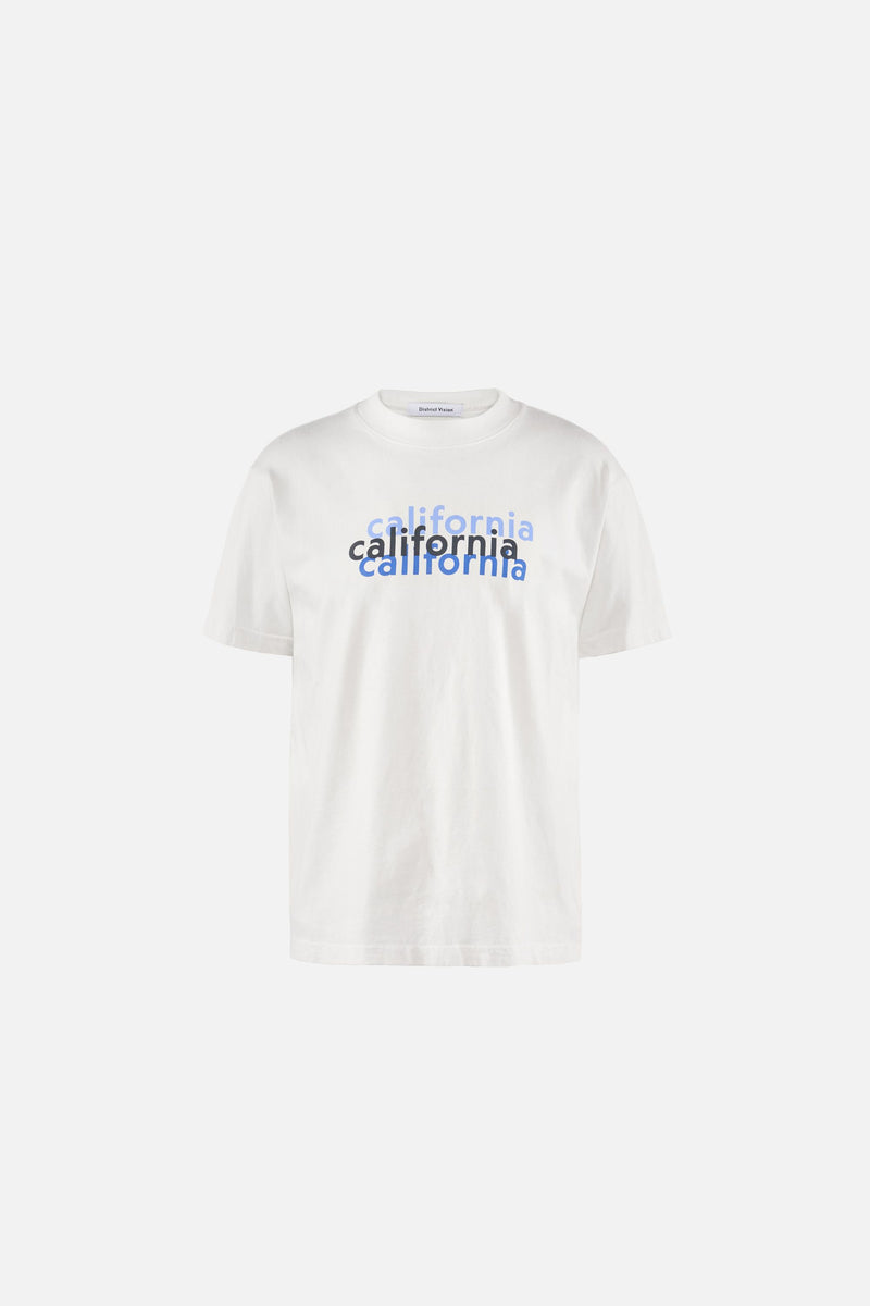 district vision California Cotton Tee White California