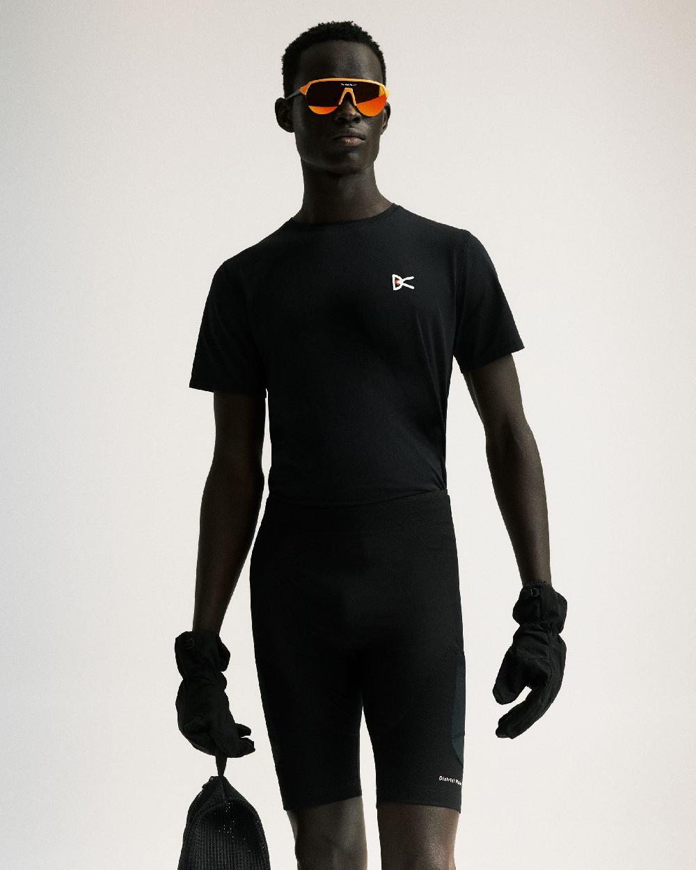 District Vision Cargo Compression Half Tights Black