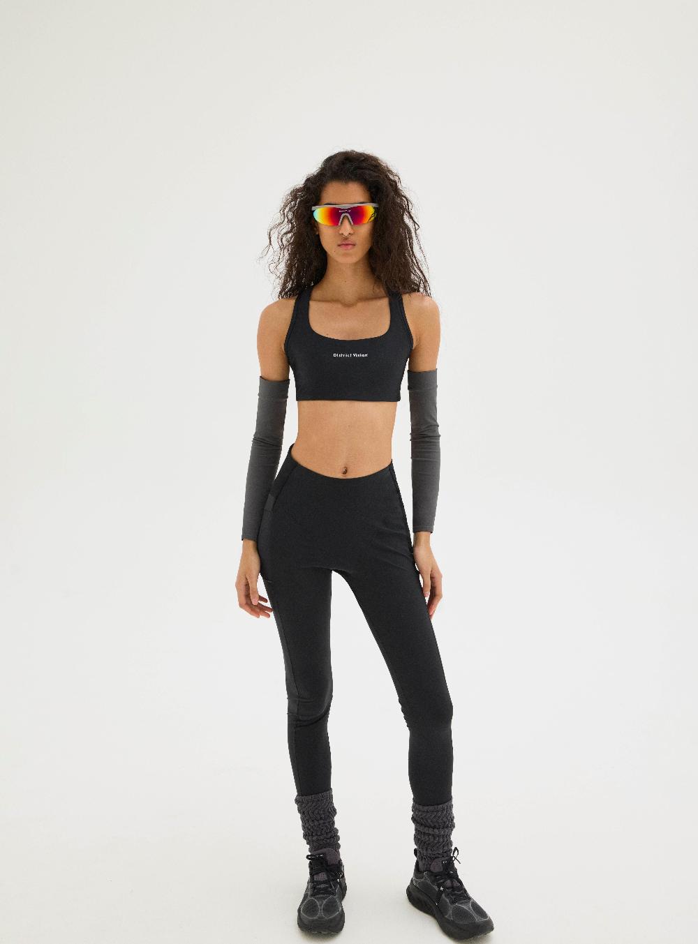 District Vision Cargo Compression Long Tights Black