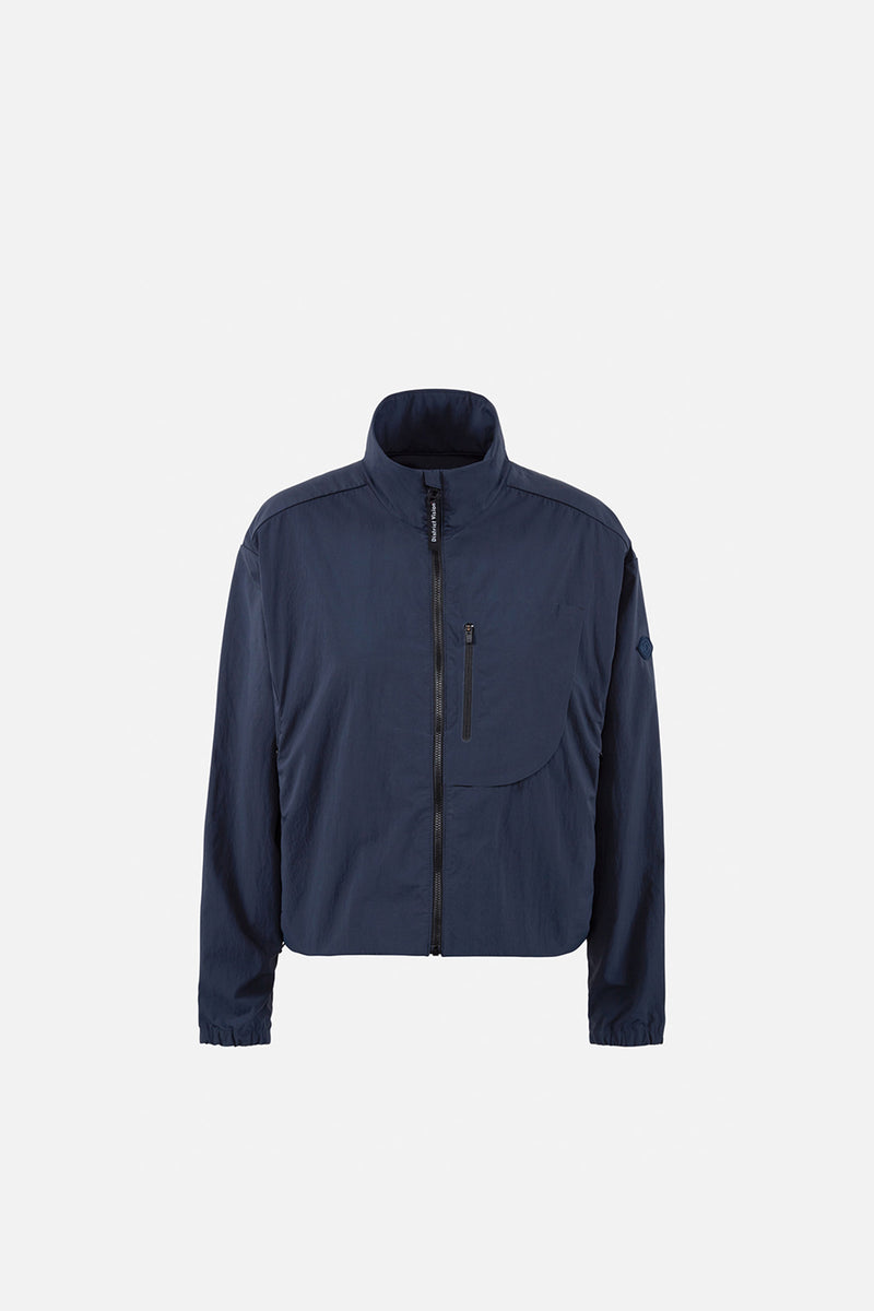 district vision Cropped Recycled DWR Jacket Midnight